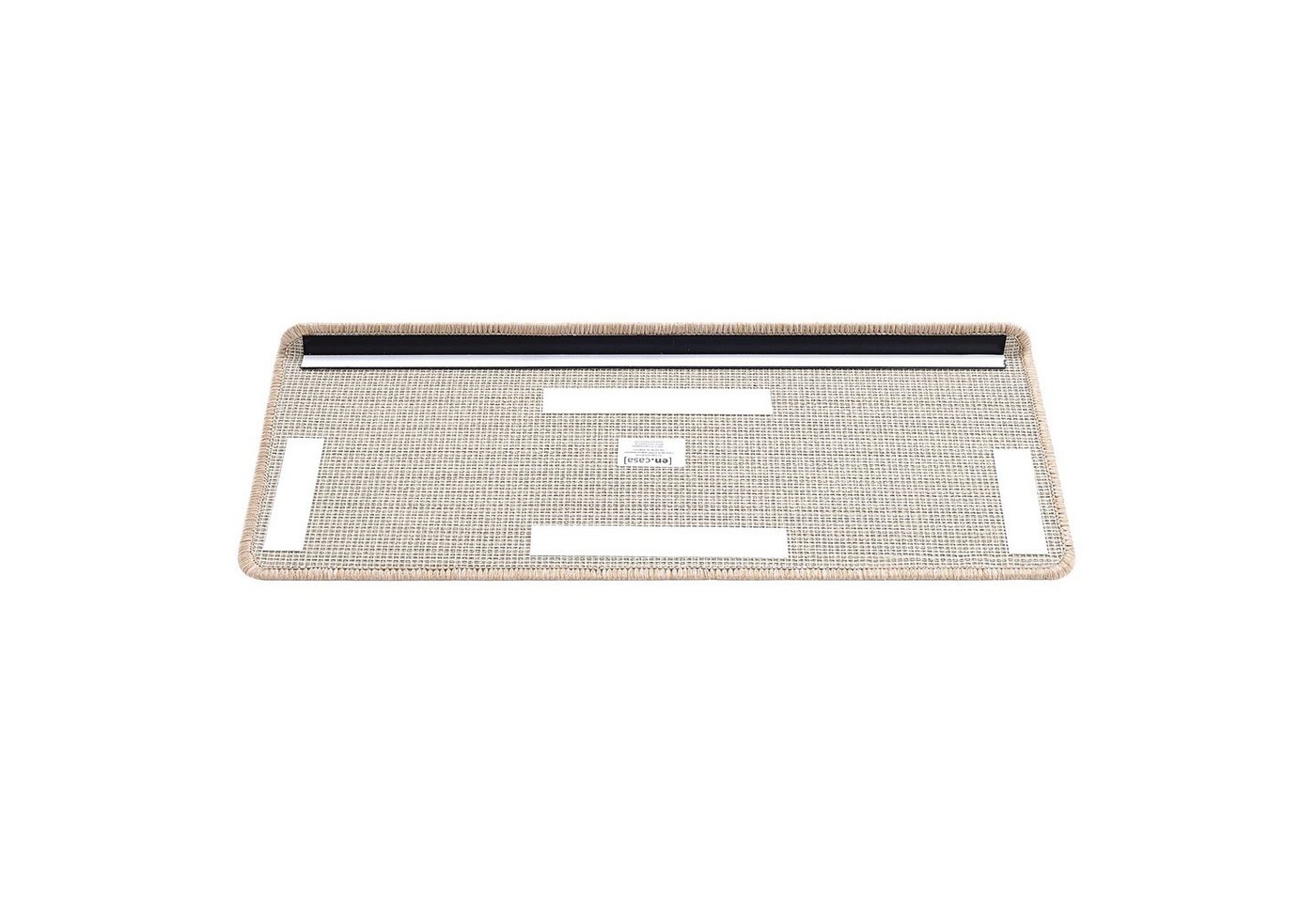 en.casa Stufenmatte, rechteckig, 15er Set Treppenmatten rechteckig 65x24cm selbstklebend Beige Bild 5