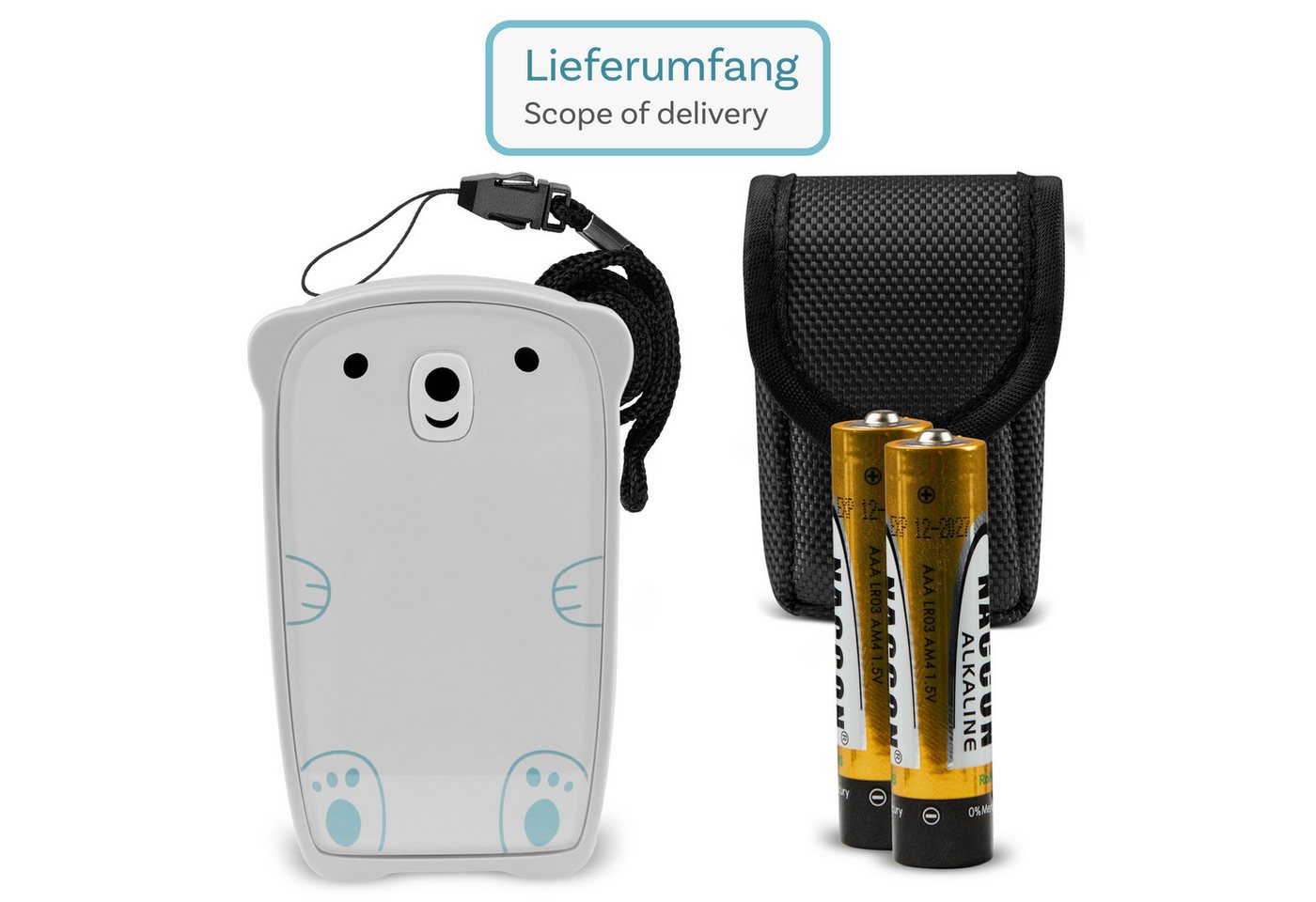 pulox Pulsoximeter PO-235 - Fingeroximeter für Kinder mit Alarm - Weiß Bild 5