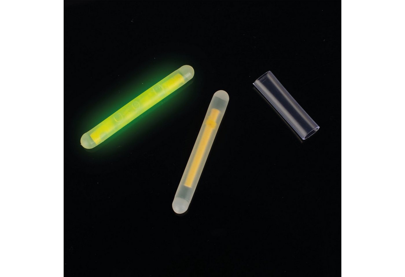 Zite Montagezubehör Knicklichter Set für Nachtangeln, 100 Stück, 4,5x37mm