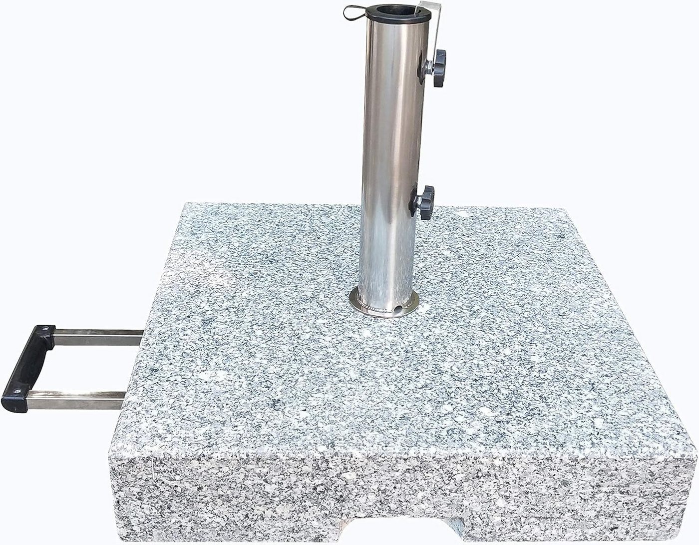 Gardissimo Schirmhalter 50 kg Granit Edelstahl Sonnenschirmständer Robusto, Spar-Set, 1 tlg., komplett-Set Bild 4