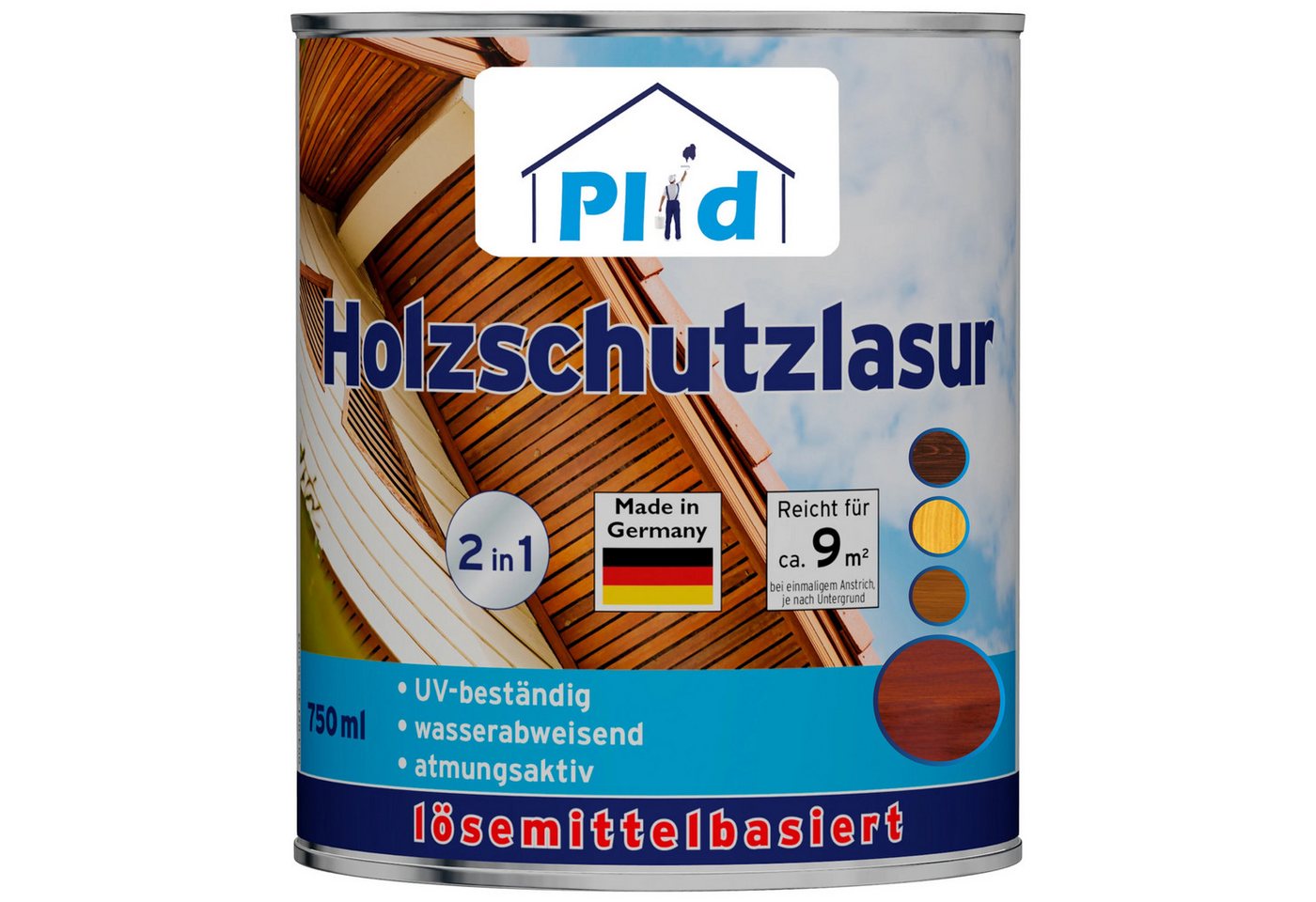 plid Holzschutzlasur Holzschutzlasur Holzlasur Holzschutz Holzgrundierung Holzschutzgel, Schnelltrocknend Bild 4