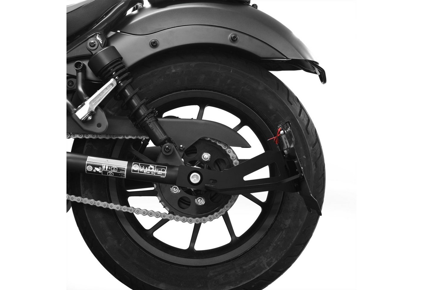 ZIEGER Kennzeichenhalter seitlicher Kennzeichenhalter für Honda CMX 500 Rebel