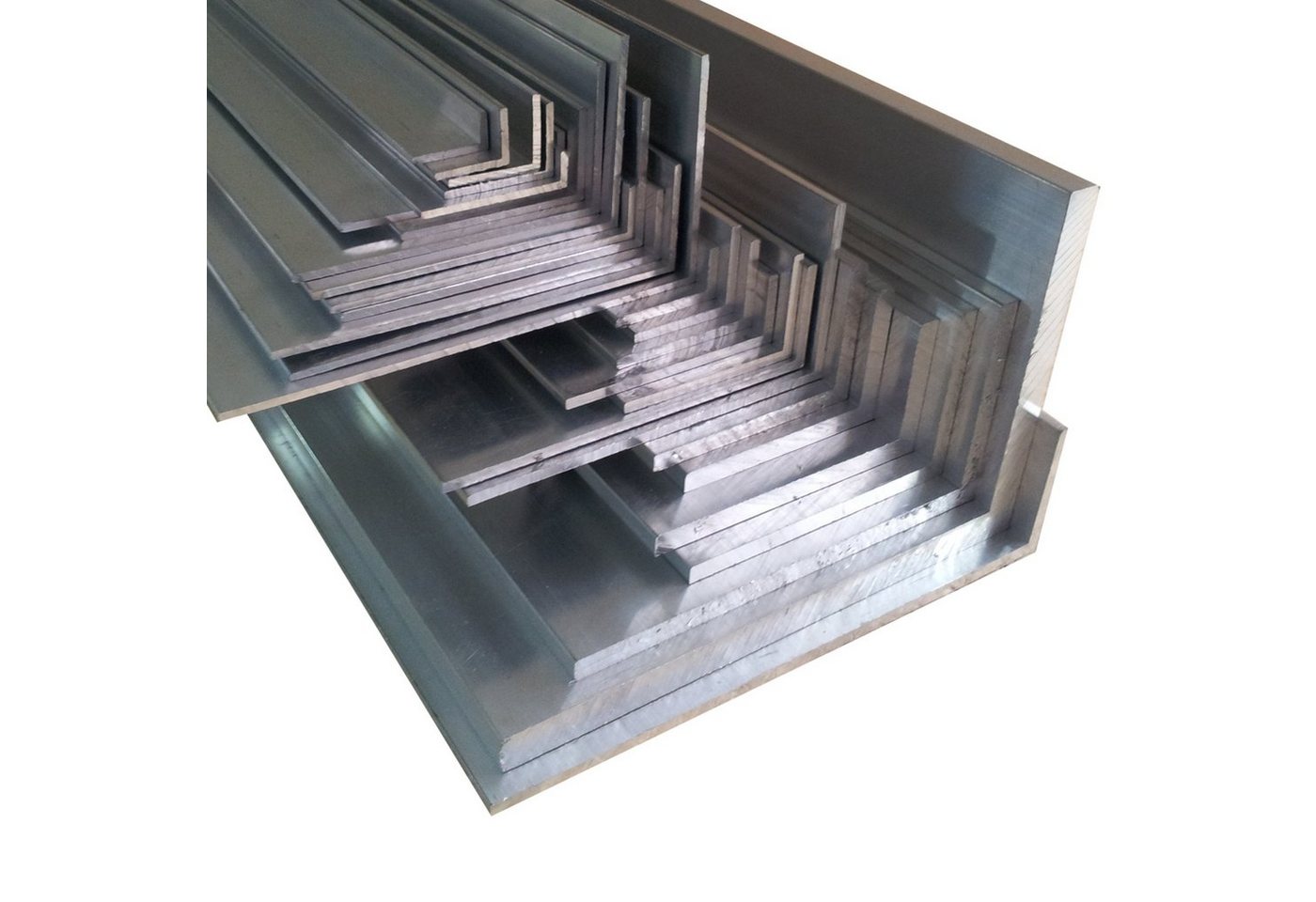 Hofmann & Pabst Winkelprofil Aluwinkel 60 x 20 x 2 mm Aluprofil Winkelprofil Alu (Aluwinkel 60x20x2mm, 100cm), pressblank, Legierung: AlMgSi0,5, Winkel, Aluwinkel Bild 2