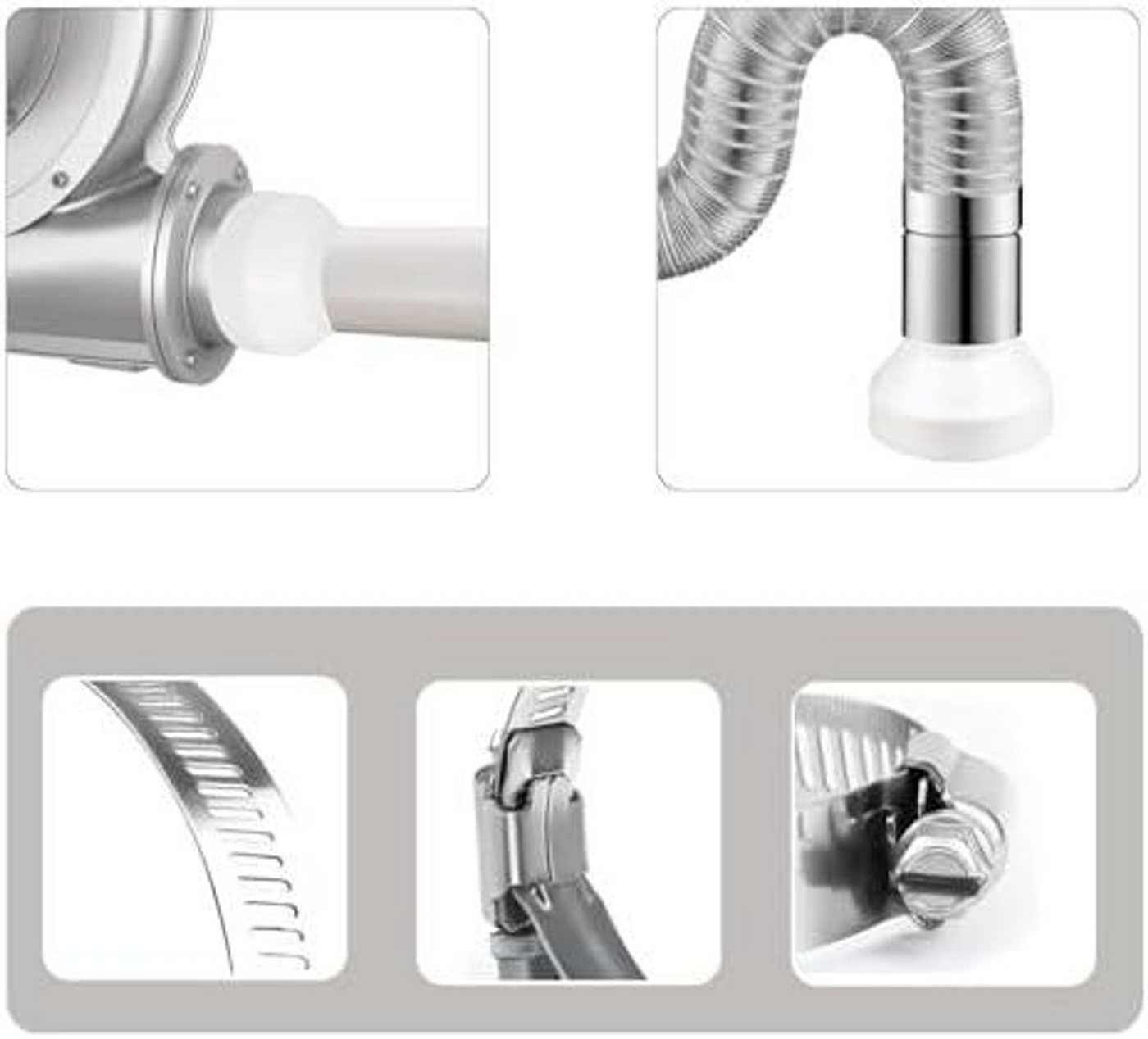 FELIXLEO Absauganlage Universal Adapter 150 auf 100 Reduzierstück Set, (1-tlg)