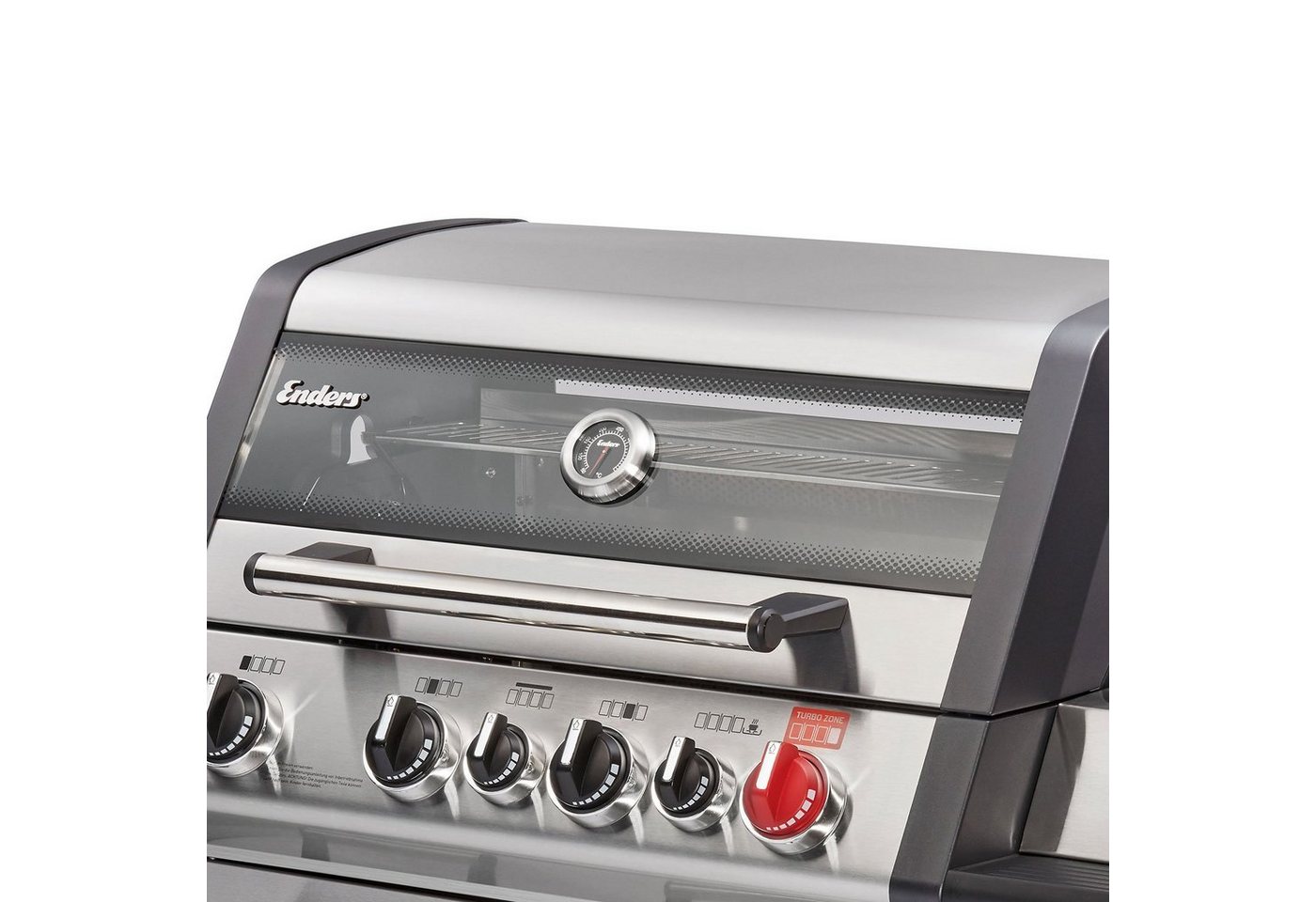 Enders® Gasgrill Monroe Pro 4 SIK Turbo Gas Grill - Gasgrill 4 Brenner Edelstahl