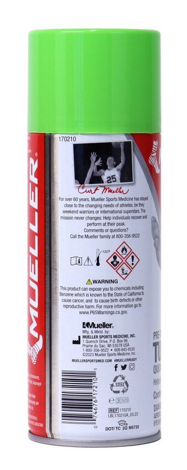 Mueller Sports Medicine Kinesiologie-Tape Pre-Tape Tuffner Quick Drying Spray 283g Bild 2