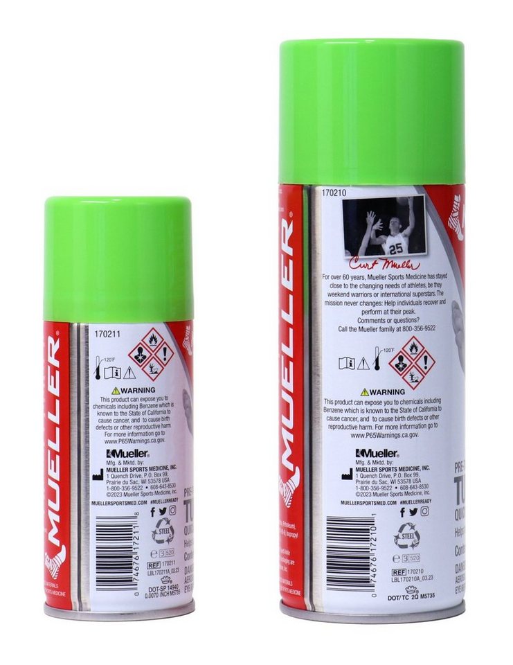 Mueller Sports Medicine Kinesiologie-Tape Pre-Tape Tuffner Quick Drying Spray 283g Bild 4