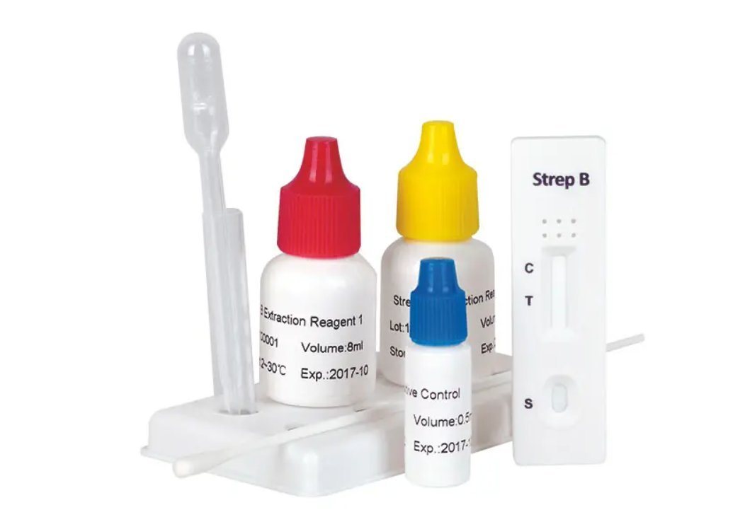 CLEARTEST Streptokokken-Schnelltest Strep B-Test ein qualitativer immunologischer Schnelltest, Neugeborenen-Infektionsdiagnose, 10-tlg., Geburtsvorbereitung, Immunologischer Test, Schwangerschaftsvorsorge, Schnelltest für Streptokokken Bild 2