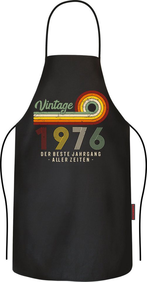 LOBO NEGRO® Grillschürze als Geschenk zum 50. Geburtstag Vintage bester Jahrgang 1976 Bild 3