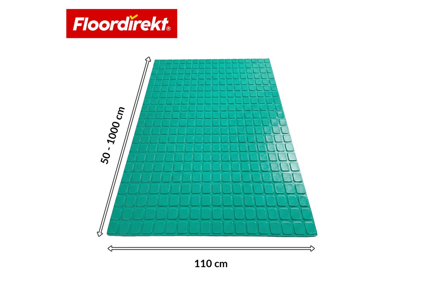 Floordirekt Vinylboden PVC-Bodenbelag Quadrat-Optik Check Quadra 110 cm Breite rutschfest, Abriebarm & langlebig, vielseitig einsetzbar Bild 5