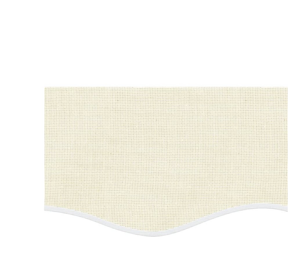 furnicato Markise Markisenvolant Creme 280 x 20 cm wasserfest und UV-beständig Wetterfeste Markisenschürze, schmutzabweisend und atmungsaktiv Bild 2