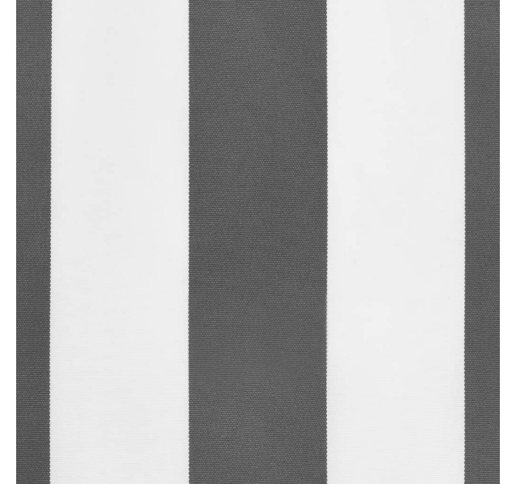 furnicato Markise Markisenvolant 330 x 20 cm in Anthrazit und Weiß, wasserfest und Bild 3