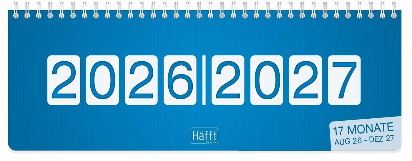 Tischkalender Tischkalender 17 Monate 26/27 [Königsblau]