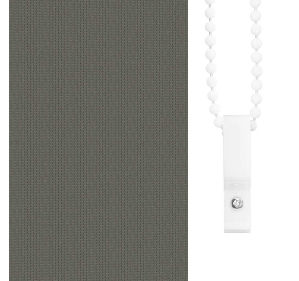 Verdunklungsrollo Verdunkelungsrollo 105x150cm Grau, furnicato, Sichtschutz-Plissee mit Klemmträgern für Büro und Wohnzimmer Bild 5