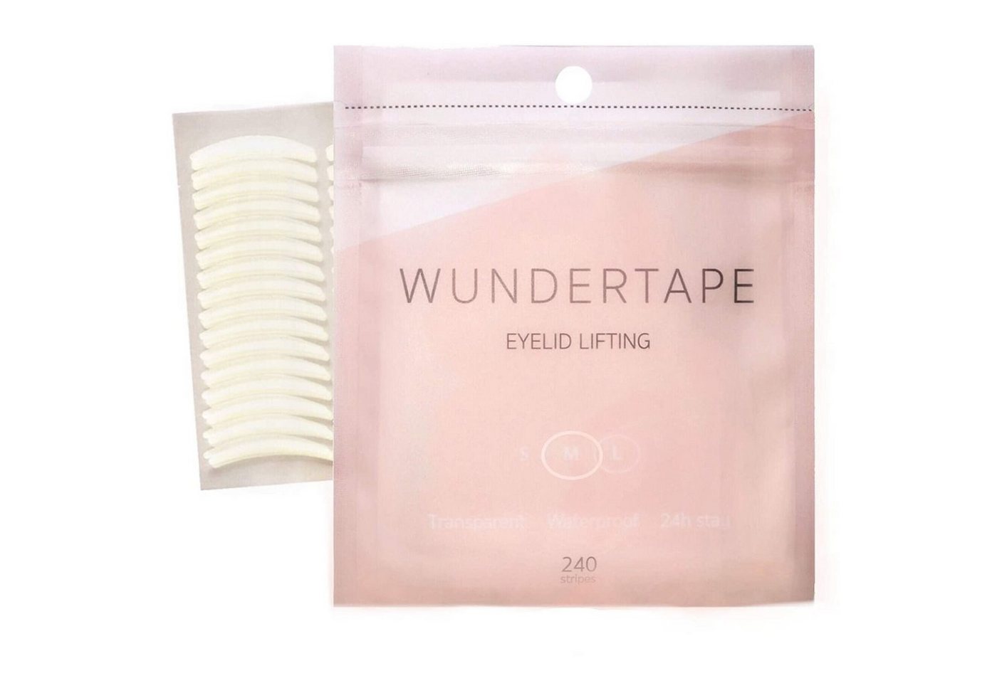 WUNDERTAPE Augenlid-Tape Wundertape Schlupflider Stripes für Augenlid-Lifting ohne OP (Packung, 480-St) unsichtbar, Schlupflid Tape, Schlupflider Stripes unsichtbar Bild 4
