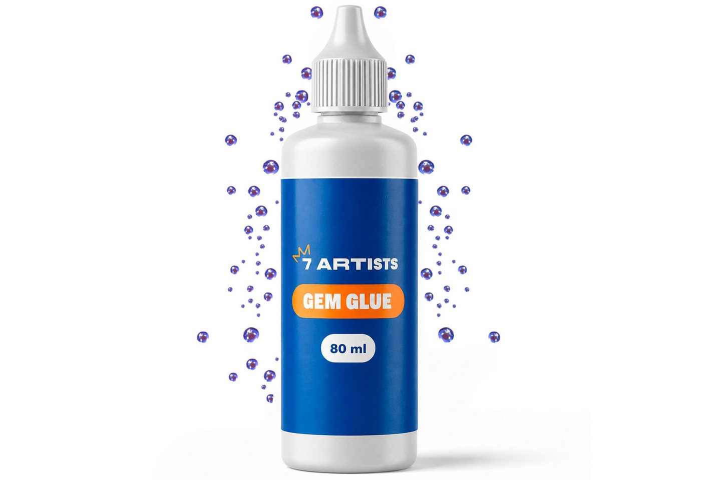 7 Artists Bastelkleber Strassstein Kleber Schmucksteinkleber Transparent 80ml - Wasserfester, Schmucksteinkleber Bild 2