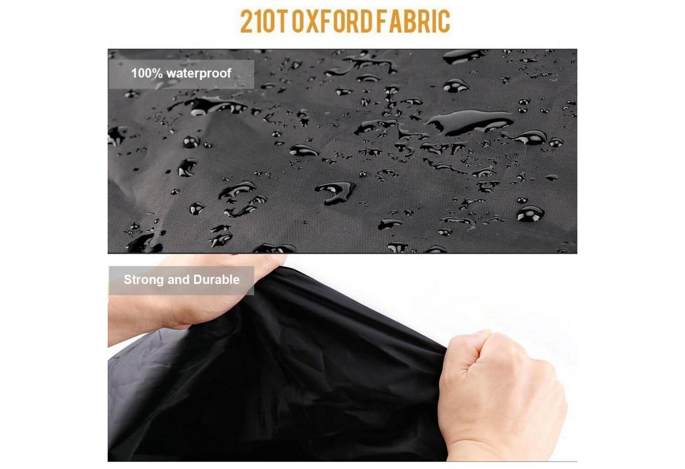 LuxusKollektion Abdeckhaube Fahrradabdeckung Wasserdicht 210T Oxford-Gewebe Hochwertige Bild 4