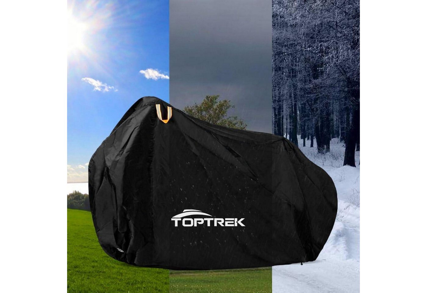 LuxusKollektion Abdeckhaube Fahrradabdeckung Wasserdicht 210T Oxford-Gewebe Hochwertige Bild 5