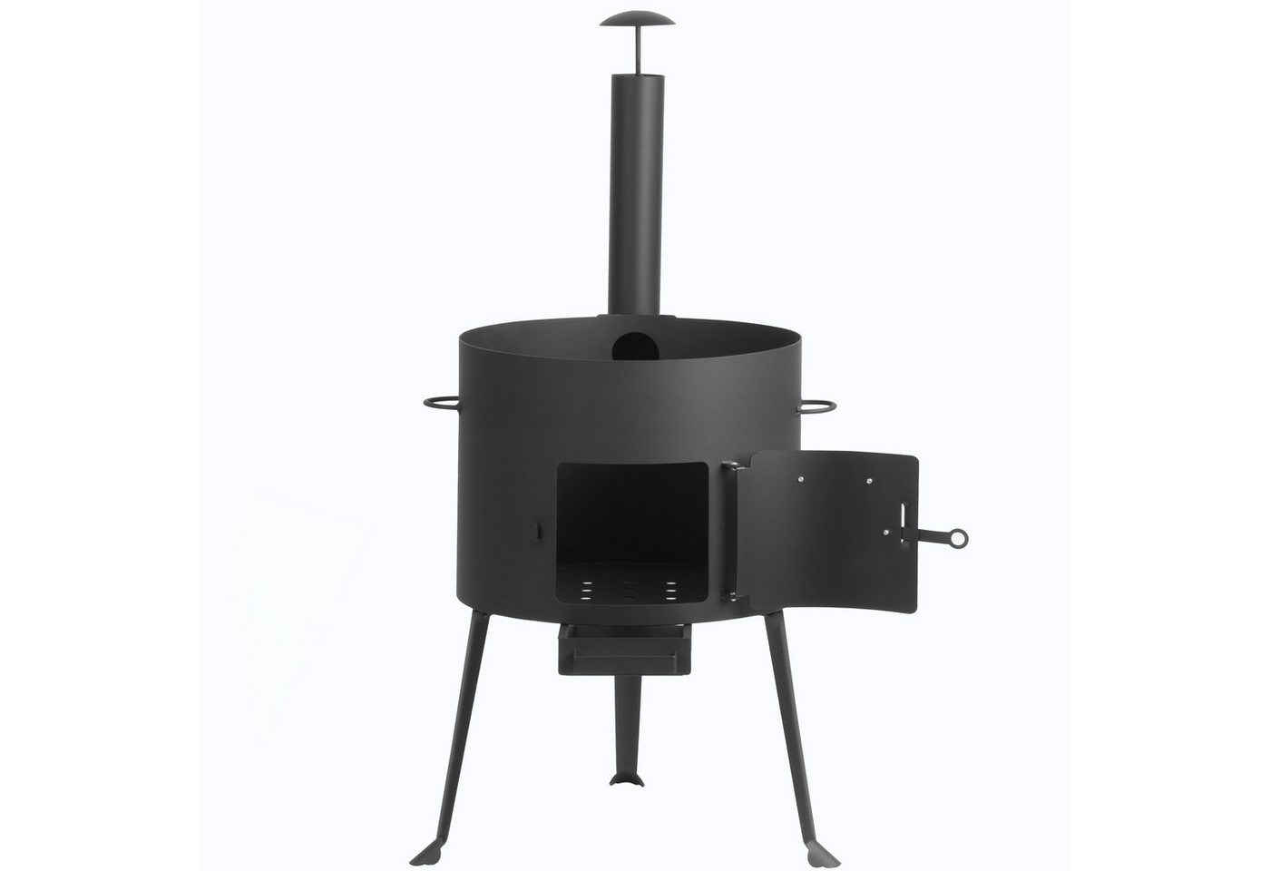 BBQ-Toro Feuerstelle Gusseisen Kazan 16 L mit Kazan Ofen Ø 44 cm, Gusstopf mit Deckel Bild 3