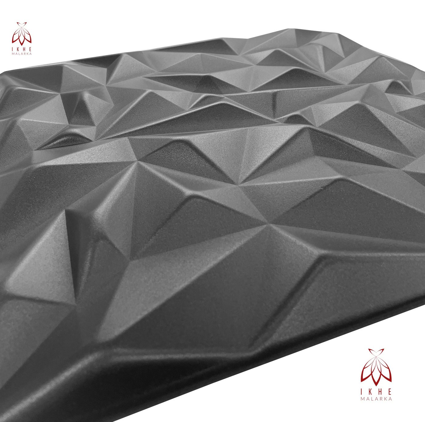 IKHEMalarka 3D Wandpaneel aus Polystyrol Styropor XPS, BxL: 50,00x50,00 cm, 0,25 qm, (72-tlg) 3D Paneelen für Decken & Wand 50x50cm