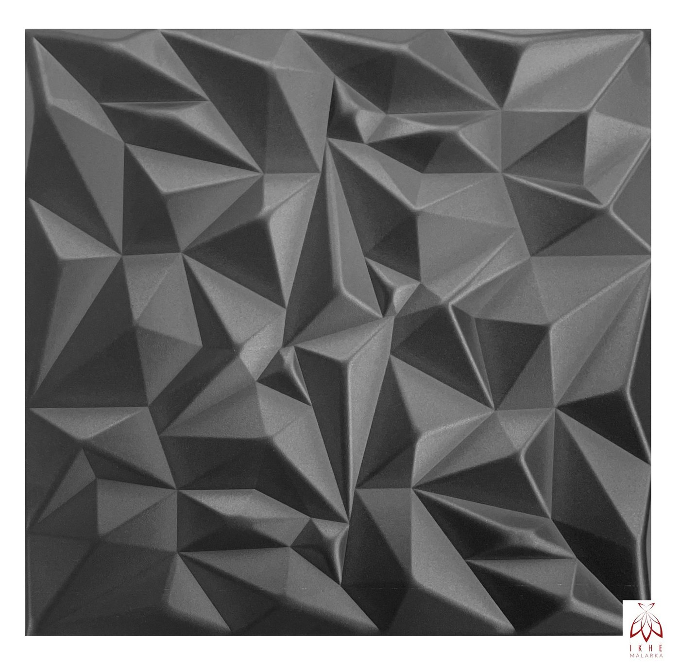IKHEMalarka 3D Wandpaneel aus Polystyrol Styropor XPS, BxL: 50,00x50,00 cm, 0,25 qm, (72-tlg) 3D Paneelen für Decken & Wand 50x50cm Bild 2