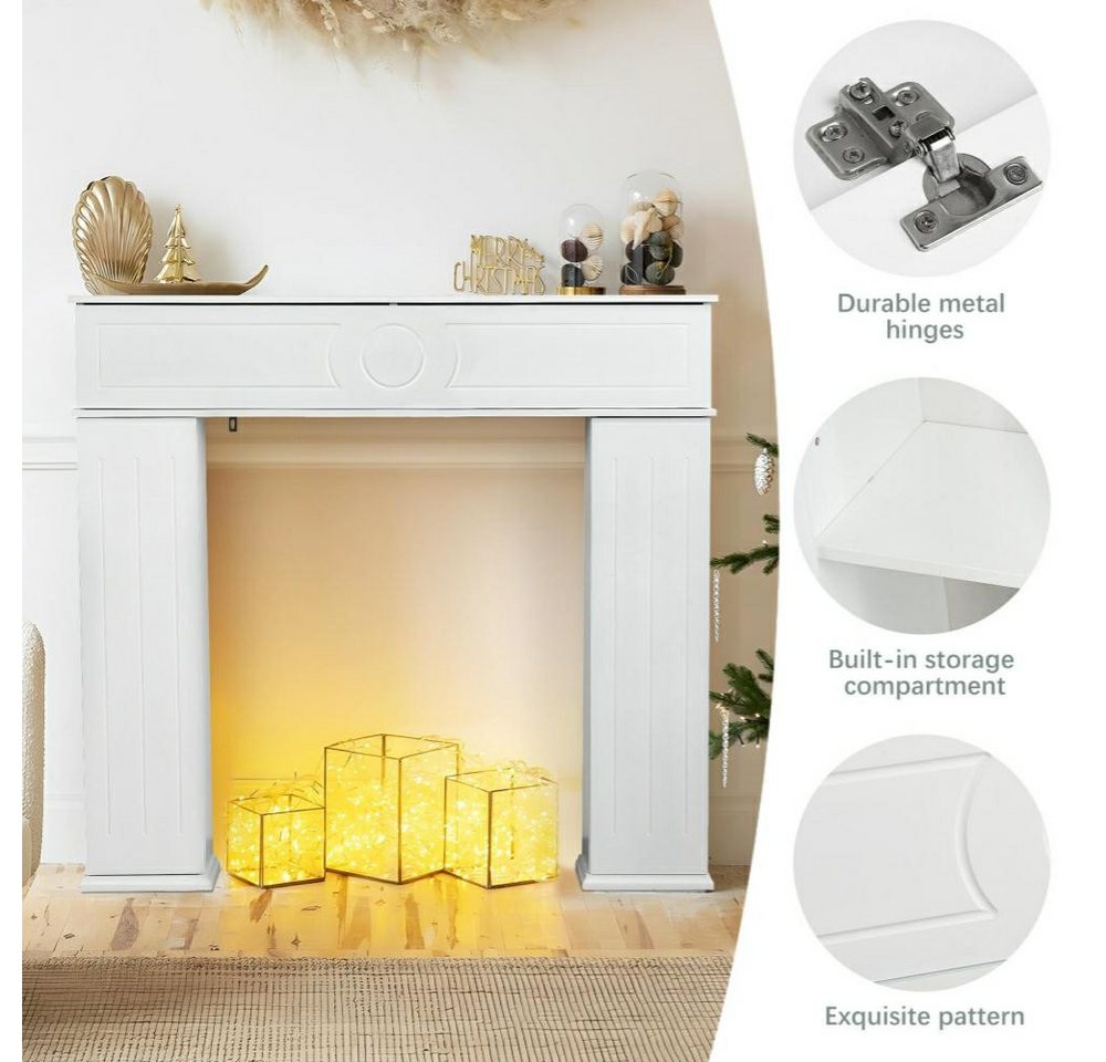Furnishings Home Kaminumbauschrank Weihnachten Dekoration Beistellschrank (Set, 1er Set)