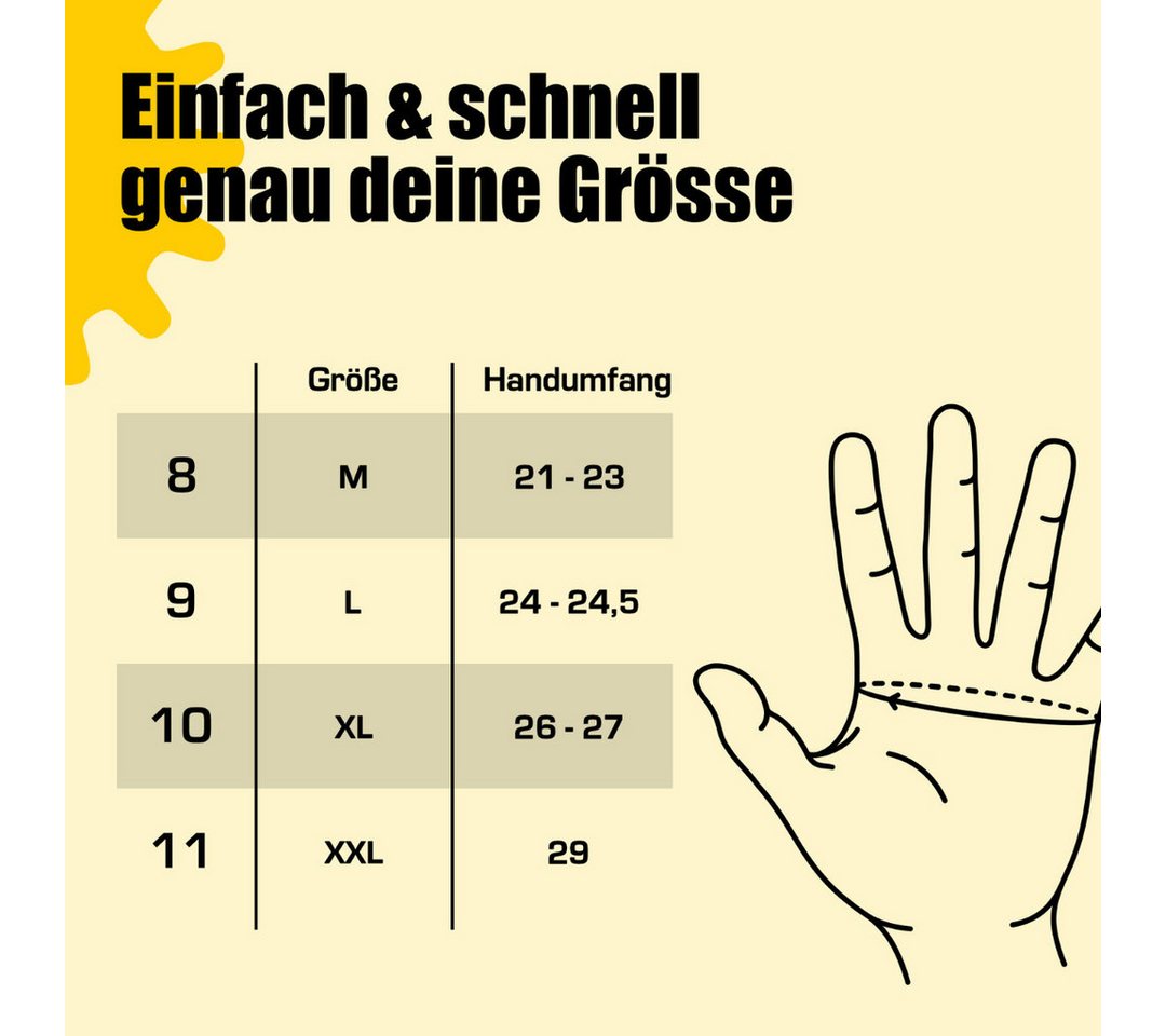 Workpower Gartenhandschuhe Eden hochelastisch, hoher Grip, abriebfest