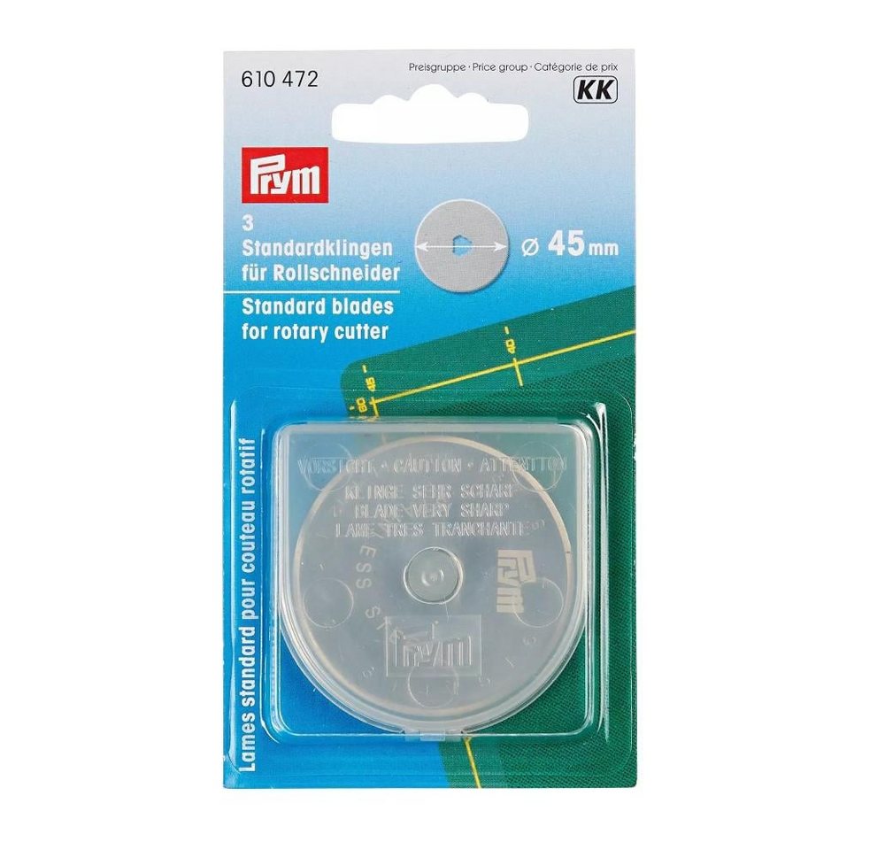 Prym Cuttermesser - Ersatzklingen für Rollschneider (45 mm / 3 Stück), (3 Stück) Bild 3