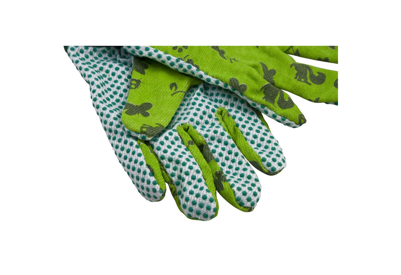esschert design Gartenhandschuhe Kinder-Gartenhandschuhe mit Noppen, gemustert 1 Paar