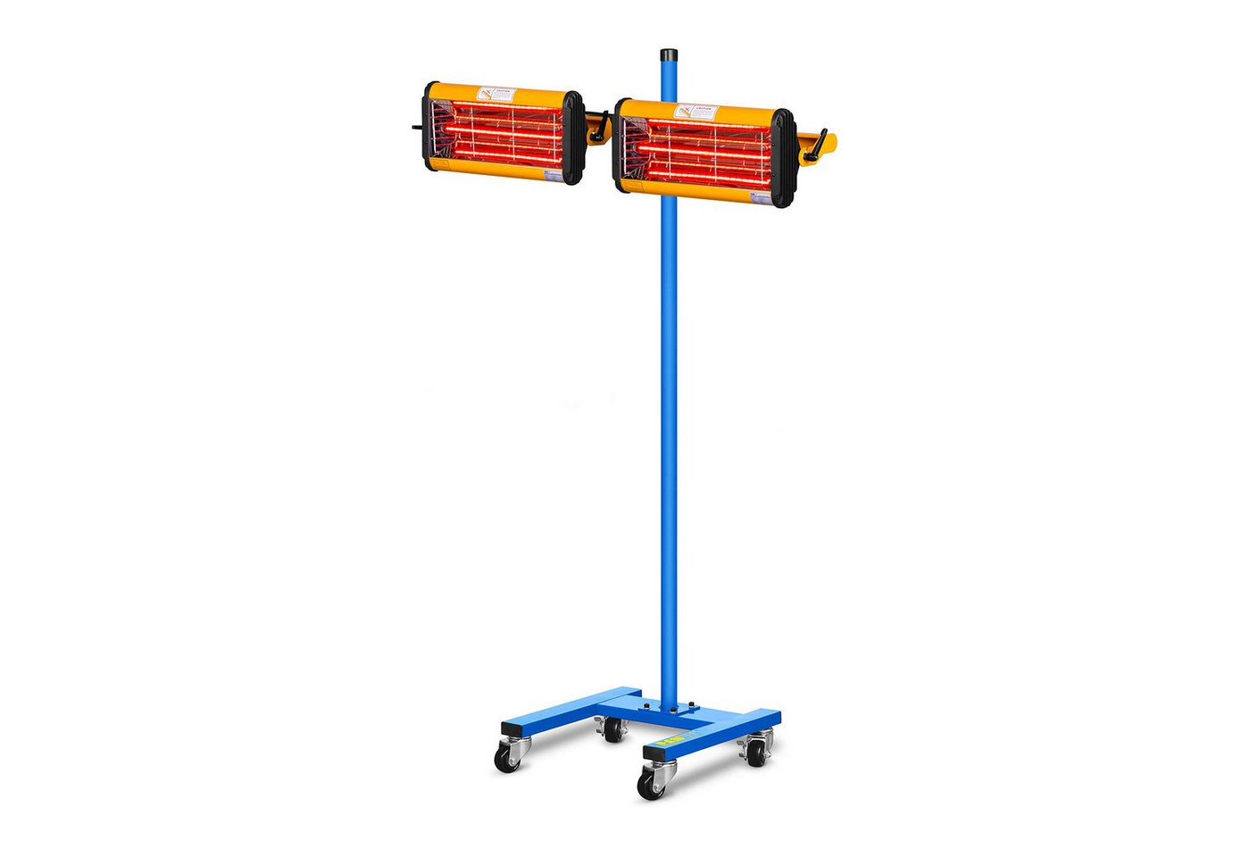 MSW Infrarotstrahler Lacktrockner Strahler Infrarotstrahler Heizstrahler Infrarot Lampe, 2200 W