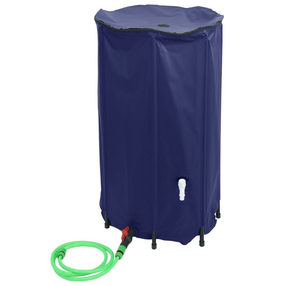 vidaXL Bewässerungssystem Wassertank mit Wasserhahn Faltbar 250 L PVC, (1-tlg)