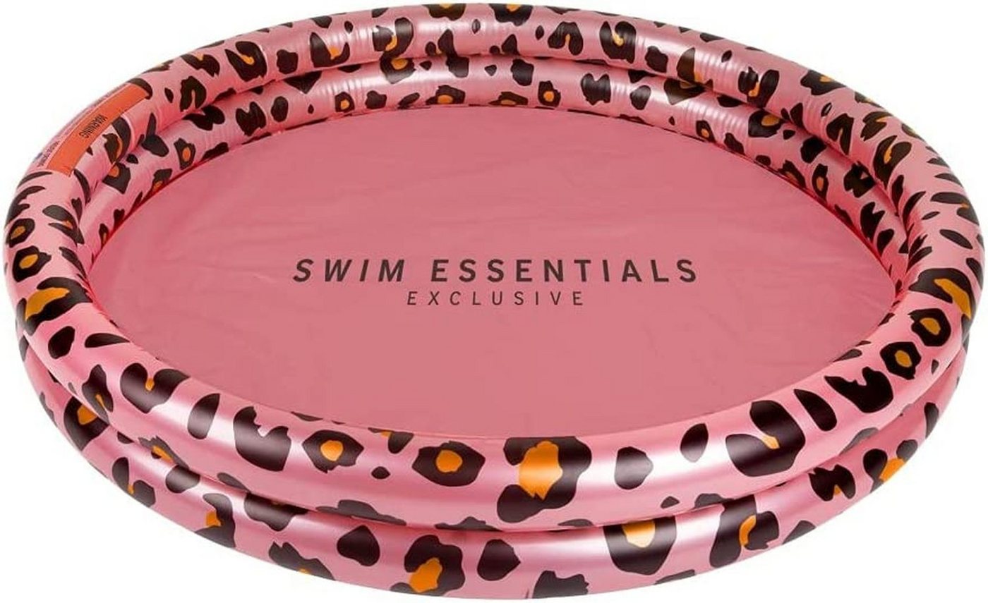 Swim Essentials Pool Swimming Pool 100 cm Leopard Rose Gold 100 x 17 cm, Swimmingpool Planschbecken