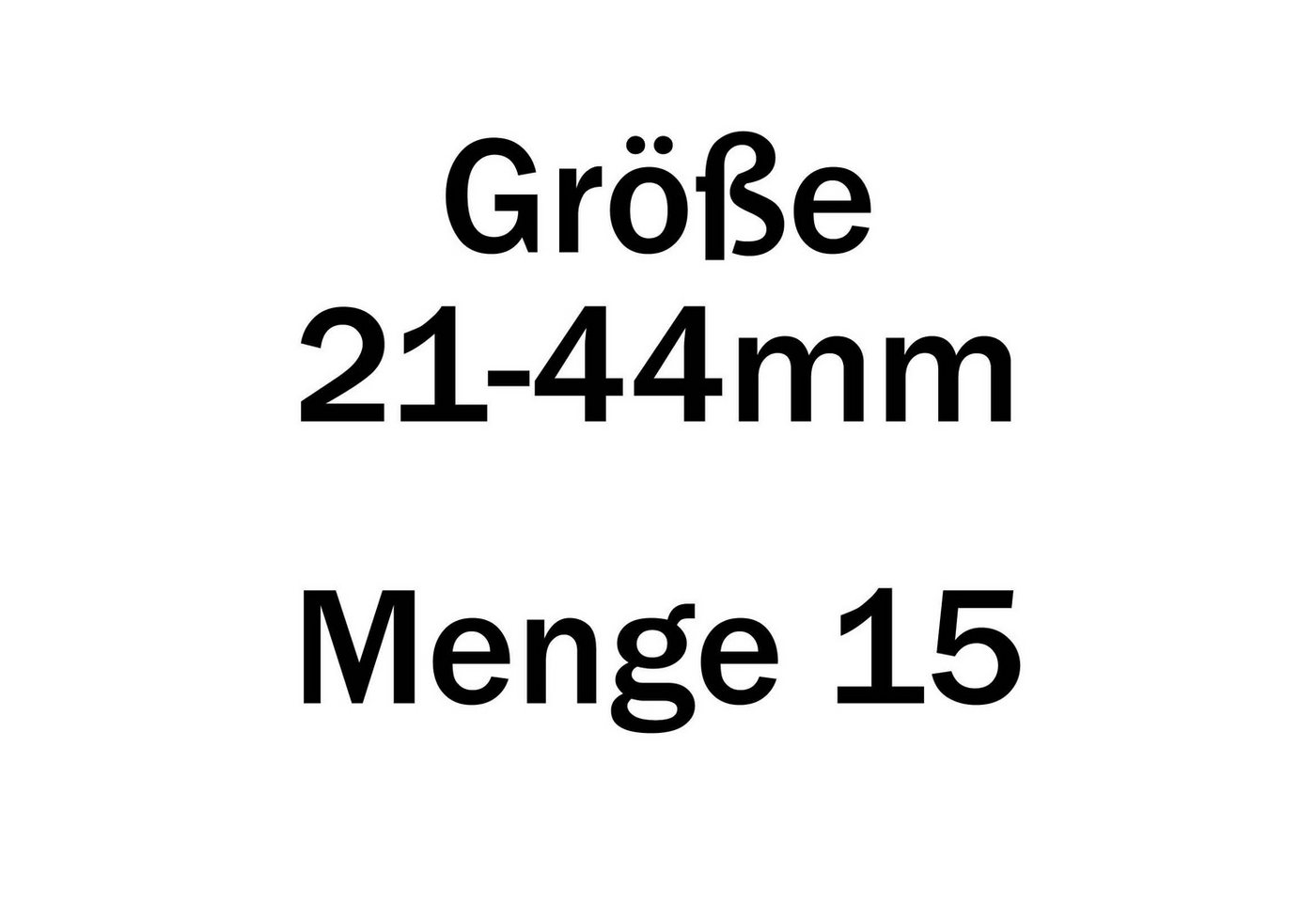 BURI Schlauchschelle 15 Schlauchschellen Edelstahl Schlauch Schellen Rohrschellen 21-44mm, (15-St)