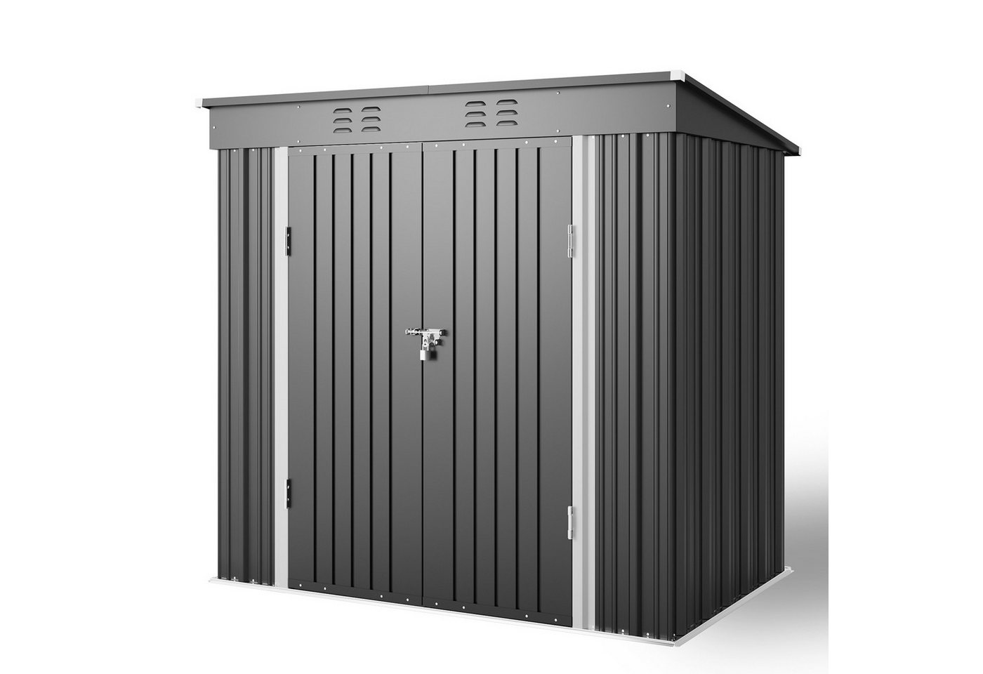 Bealife Gartenhaus Robuster Metall-Gartengeräteschuppen 195 x 131 x 181 cm Bild 5