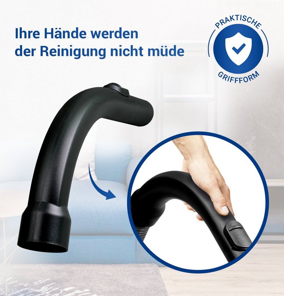 VIOKS Griff Ersatz für Miele 9442601 (1-St), Handgriff 35mmØ für Staubsaugerschlauch Bodenstaubsauger Bild 5