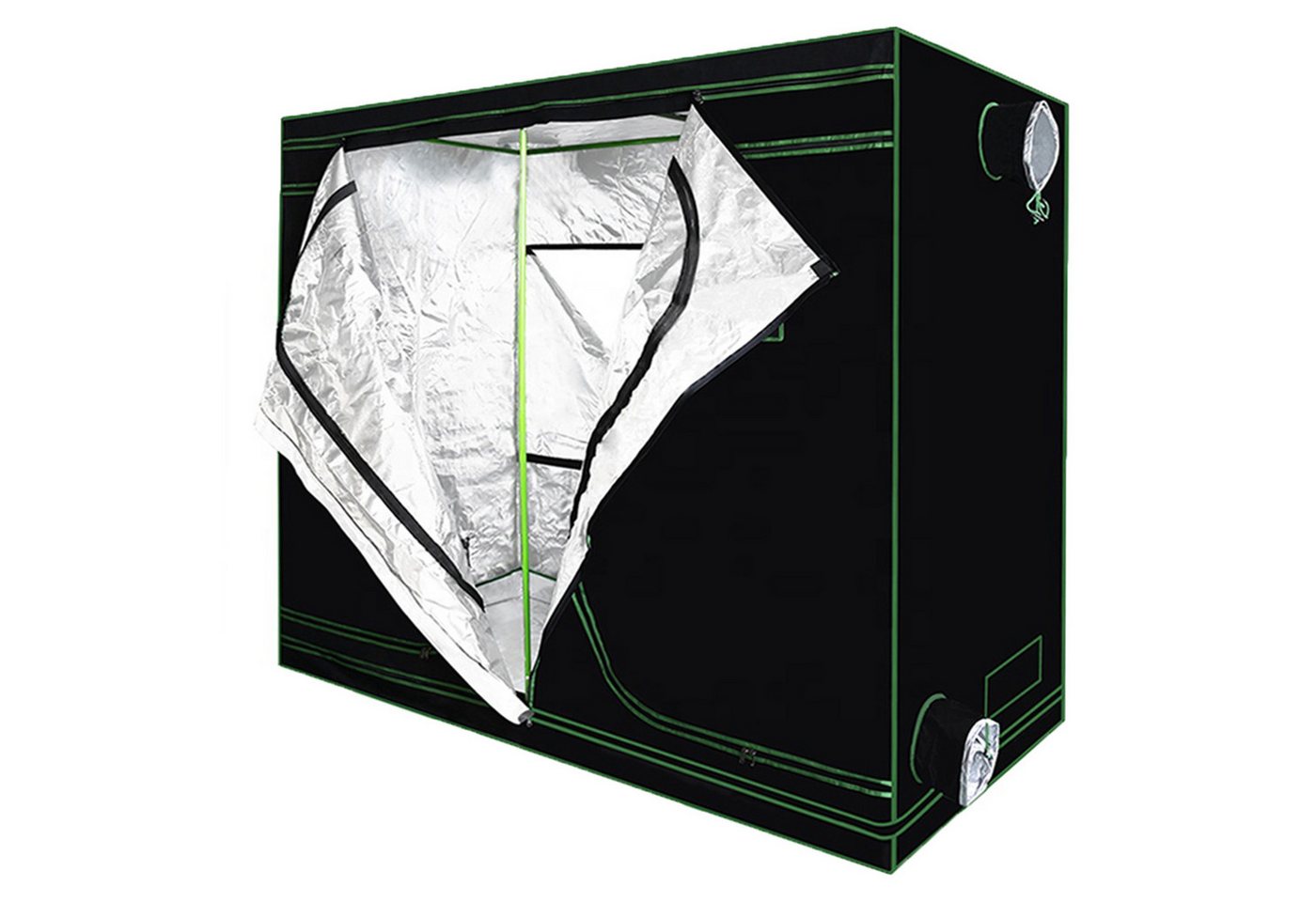 HELO24 Gewächshaus Indoor Grow Pflanzenzelt Box 40x40x120cm - G1 Bild 2
