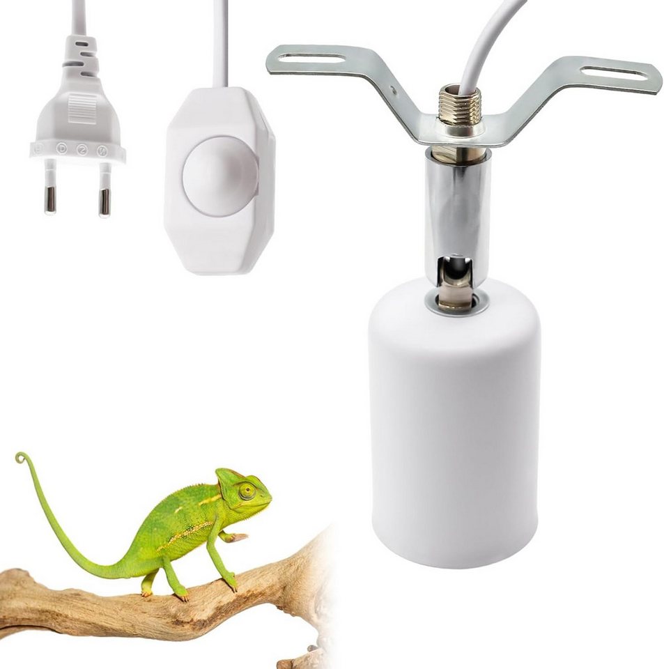 FELIXLEO Infrarotlampe Reptilien Wärmelampe Fassung Keramik(Ohne Glühbirne), 1-tlg. Bild 4