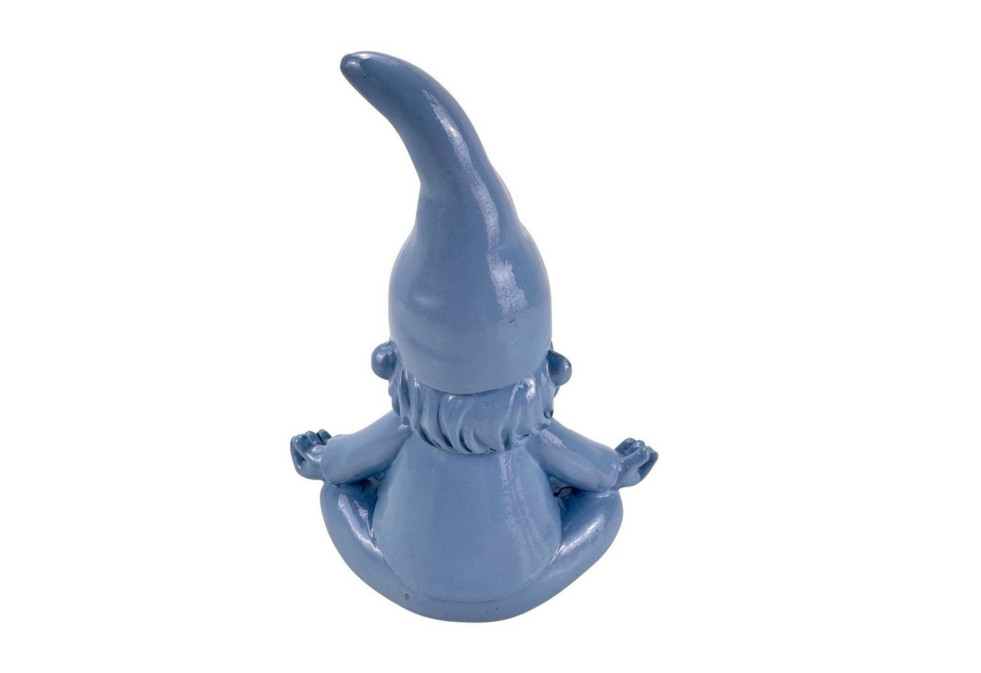 Online-Fuchs Gartenfigur für draußen - Lustiger Gartenzwerg in Yoga-Position - Deko Figuren, (wetterfest, moderne knallige Farben), Geschenkidee für Frühling, Sommer und Herbst - 16 cm groß Bild 2