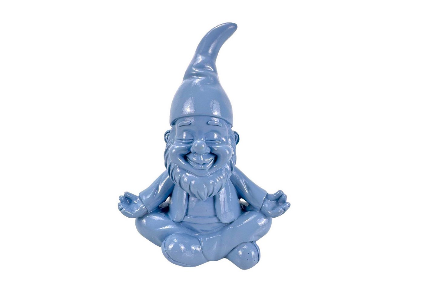 Online-Fuchs Gartenfigur für draußen - Lustiger Gartenzwerg in Yoga-Position - Deko Figuren, (wetterfest, moderne knallige Farben), Geschenkidee für Frühling, Sommer und Herbst - 16 cm groß Bild 4