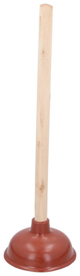 Bambelaa! Pümpel Pümpel Abfluss WC Saugglocke Abflussreiniger Rohrreiniger Holz ca 49cm Bild 5