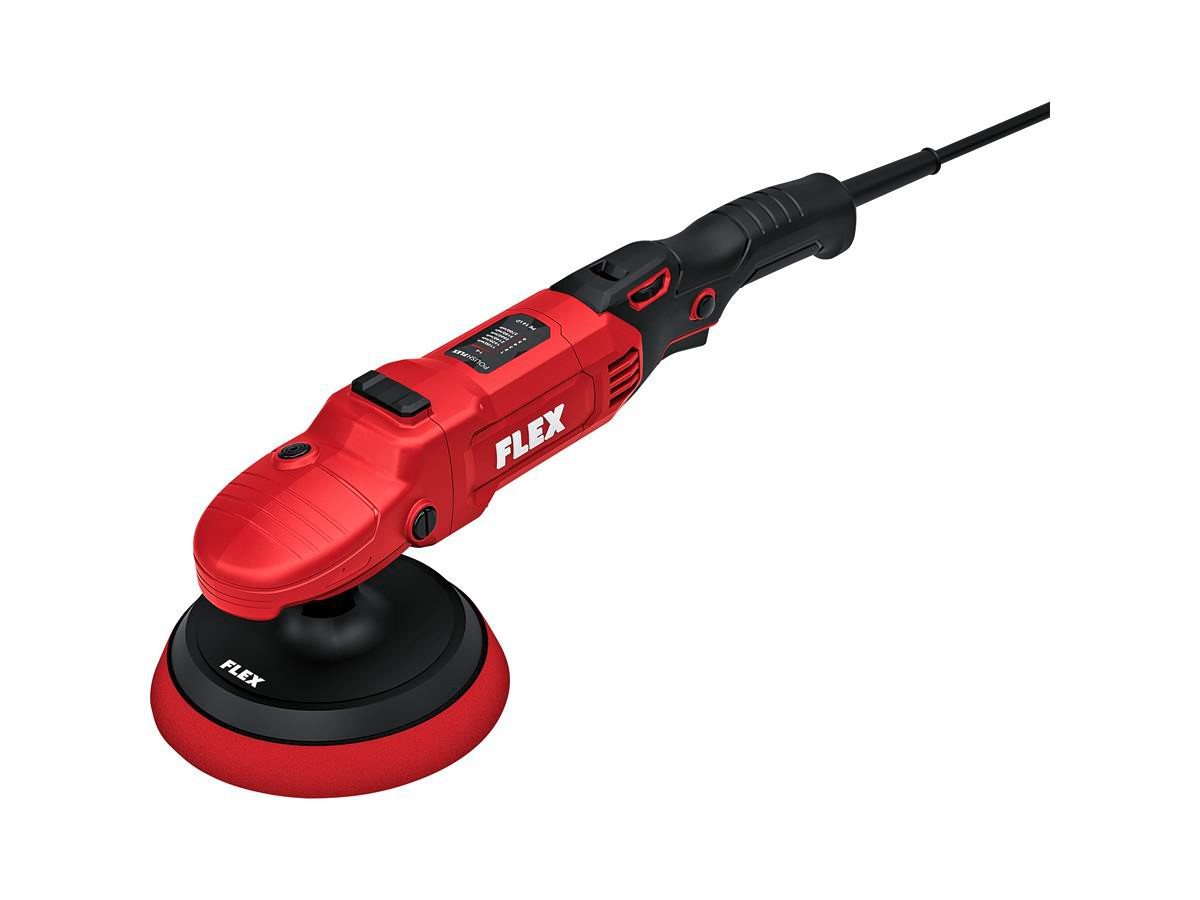 Flex Winkelpolierer PE 14 LD C, 1100 min. U/min, 3700 max. U/min, (im Karton), Ergonomische Bauform, Schlanker Stielgriff, Drehzahleinstellung