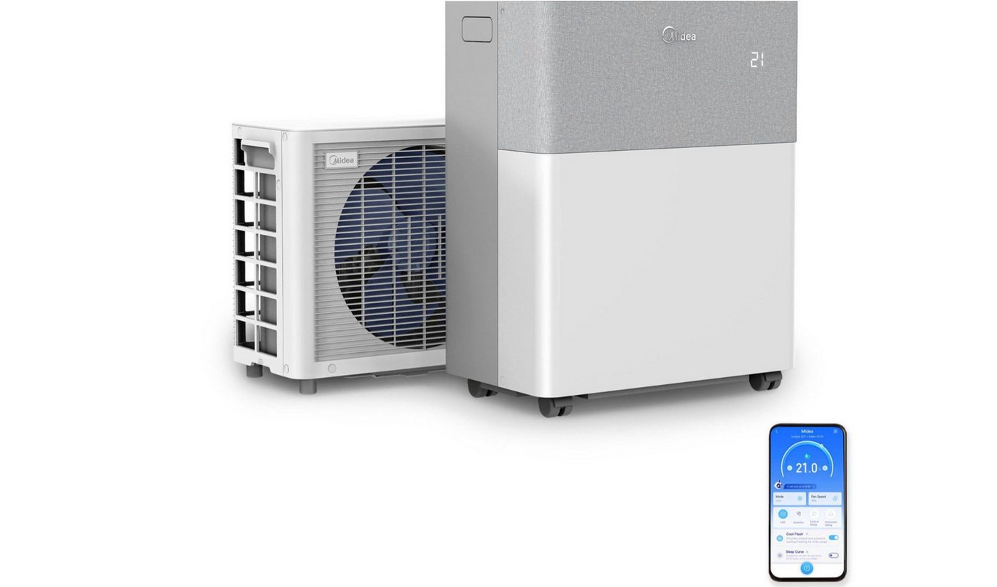 Midea 4-in-1-Klimagerät Klimagerät PortaSplit-E, die 4-in-1 Ganzjahreslösung