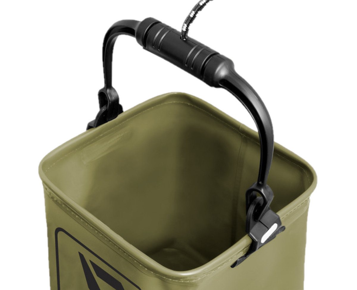 Delphin.sk Falteimer Falteimer CUBO 5L und 10L mit Seil wasserdicht Grundfutter Angeleimer, Wasserdicht, Quadratischen Form Bild 4