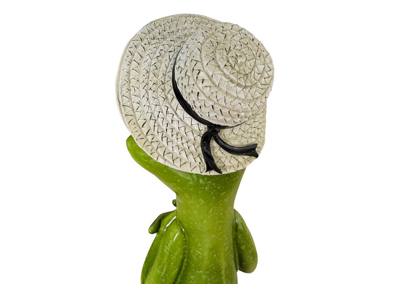 Online-Fuchs Gartenfigur Gartenstecker Froschhals, Kopf - lustige Deko Figuren für Blumenbeet, (Gartenstecker), für den Außenbereich - 30 cm groß Bild 4