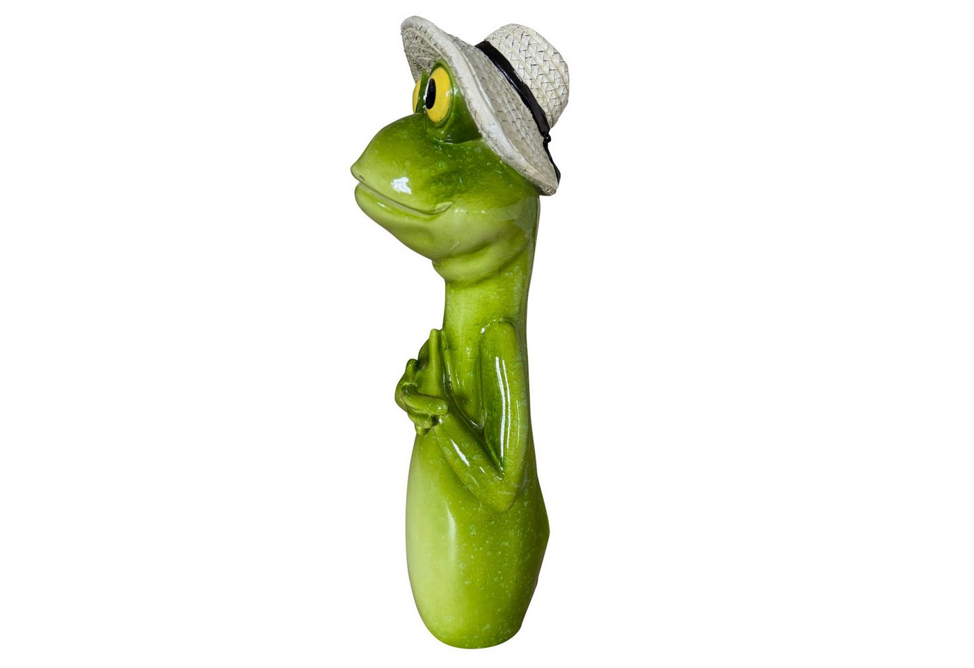 Online-Fuchs Gartenfigur Gartenstecker Froschhals, Kopf - lustige Deko Figuren für Blumenbeet, (Gartenstecker), für den Außenbereich - 30 cm groß Bild 5