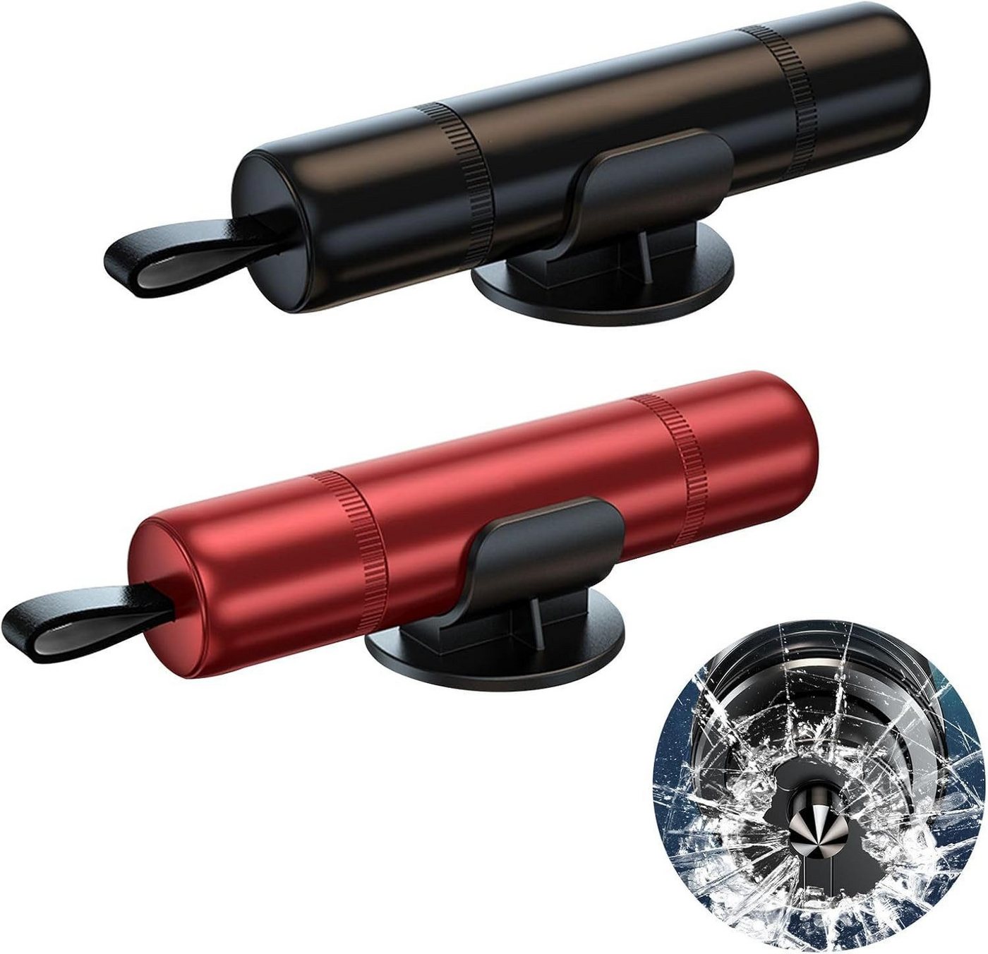FELIXLEO Hammer Notfallhammer Auto mit Gurtschneider und Halterung Set (4-St) Bild 5