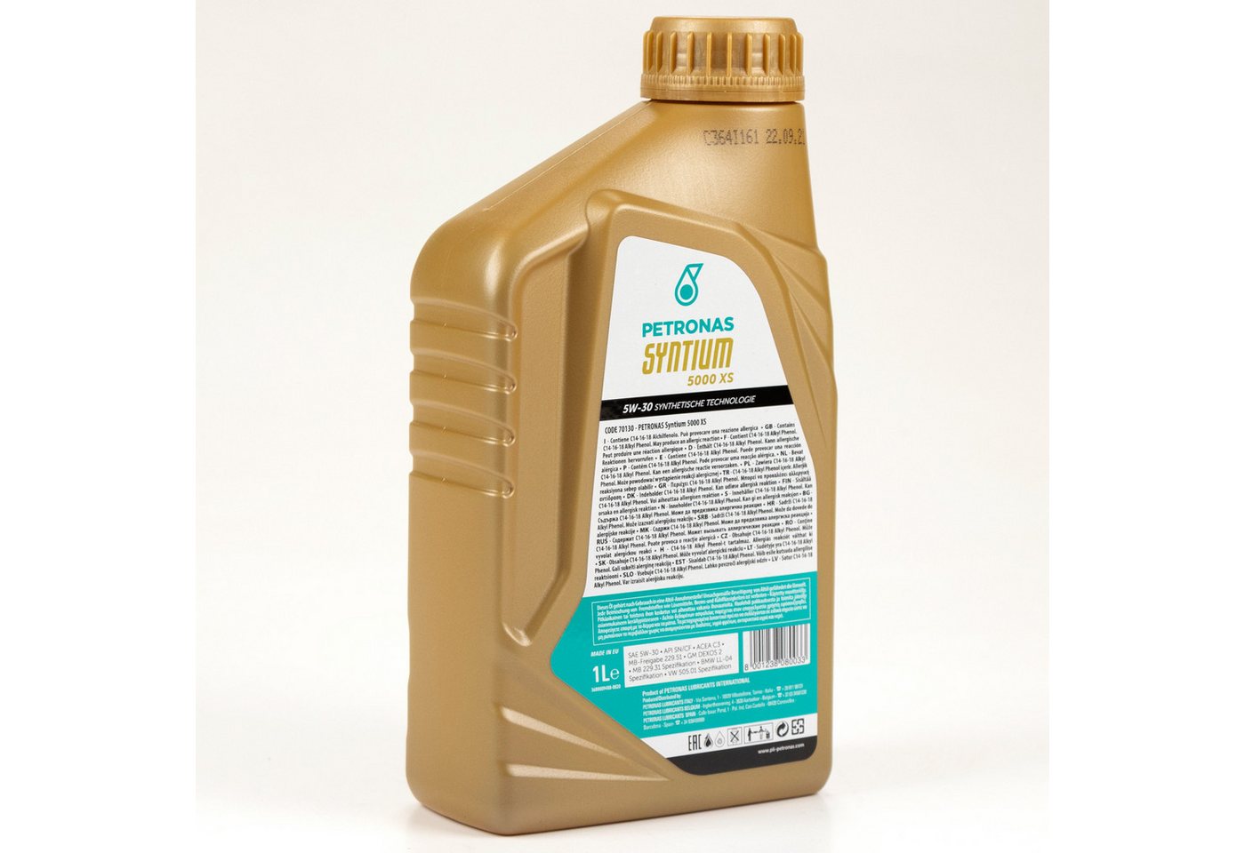 Petronas Motoröl Petronas Syntium 5000 XS Motoröl Öl 5W30 1L MB 229.51 BMW-LL-04