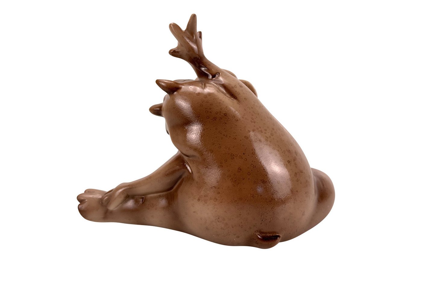 Online-Fuchs Gartenfigur für draußen - sportliches Nilpferd in Yoga Position - Deko Figuren, (wetterfest, liebevolles Design), aus hochwertigem Kunstharz gefertigt - für den Innen- und Außenbereich Bild 4