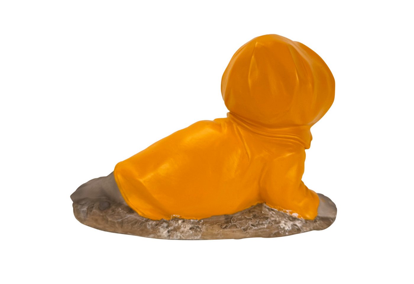 Online-Fuchs Gartenfigur für draußen - Seehund im Regenmantel - Teichdeko - 21,5 cm groß, (Robbe, süßes Design), aus langlebigem Kunstharz gefertigt - wetterfest Bild 4