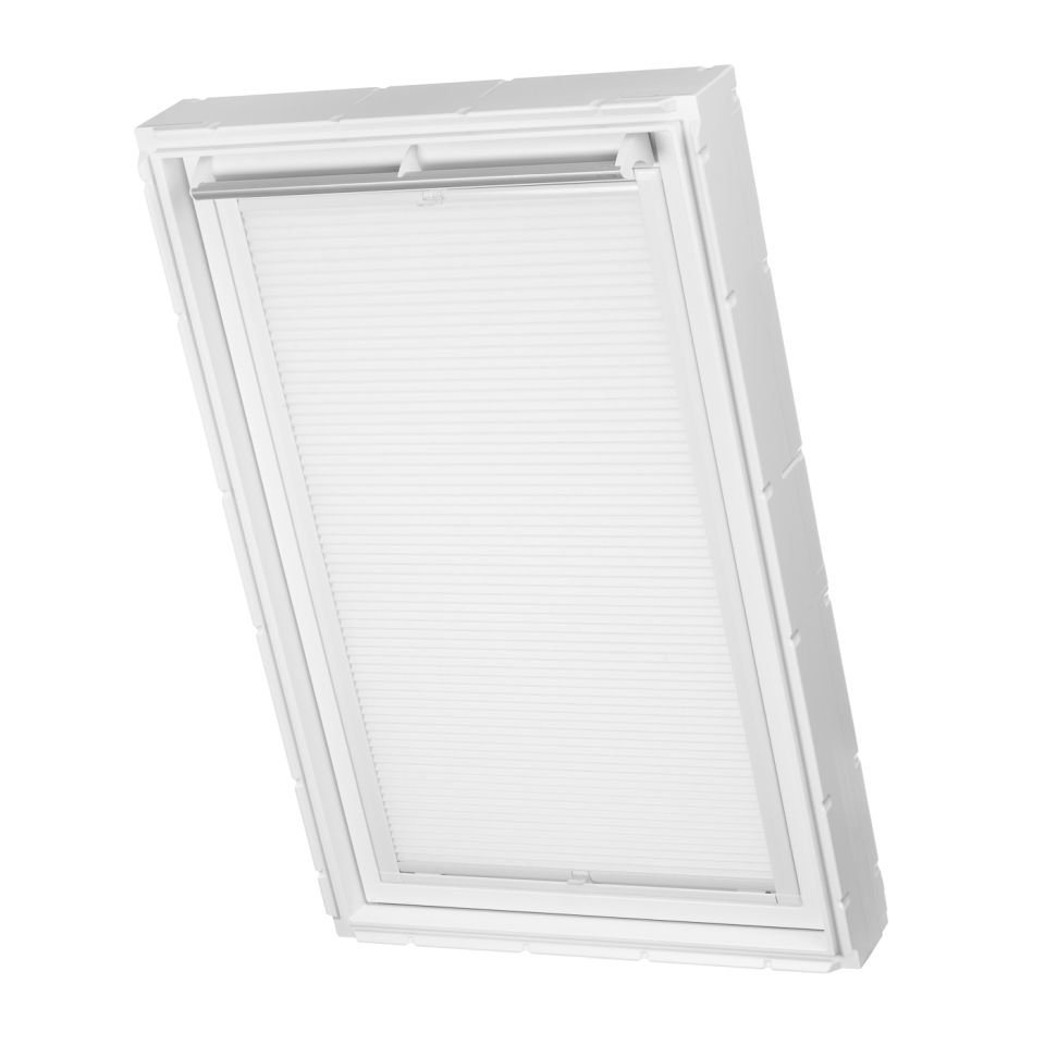 ventanara Dachfensterplissee Dachfenster passend für Velux Fenster Weiß C04